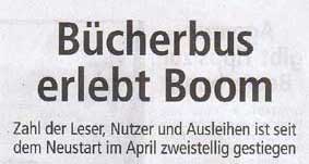 Bcherbus erlebt Boom - Patriot (25.10.2006)